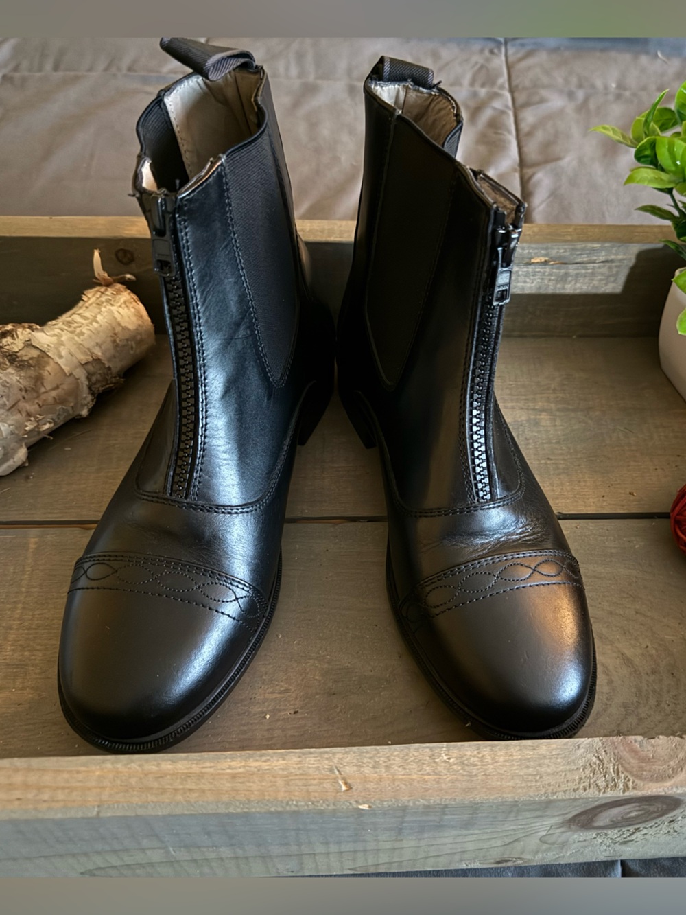Women's Leather Equestrian Paddock Boots